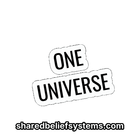 Universe Faith Sticker by Shared Belief Systems