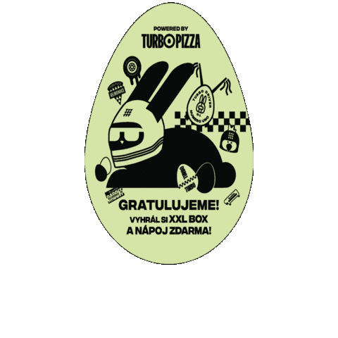 Sticker by TURBO PIZZA