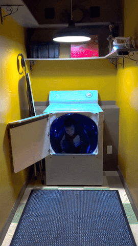 Laundry Day Spinning GIF
