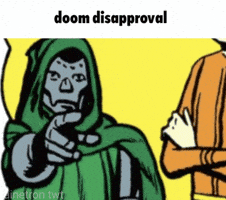 Disgusted Dr Doom GIF