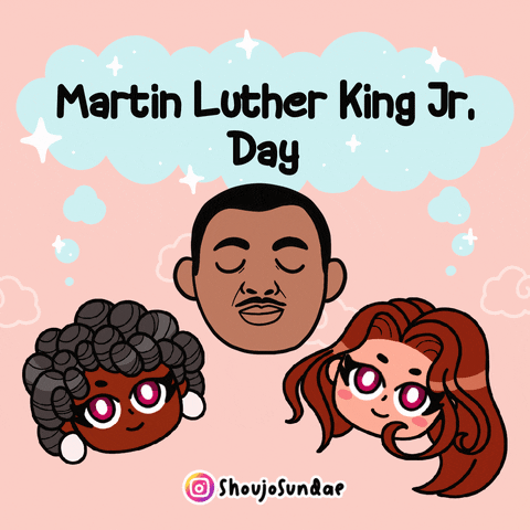 Martin Luther King Jr Blm GIF by Shoujo Sundae