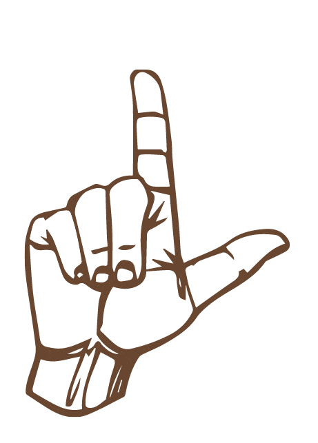 L Sticker by lambdas1975