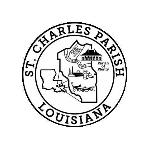 Louisiana Sticker by St Charles Parish Government