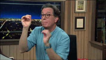 Stephen Colbert Push GIF by The Late Show With Stephen Colbert
