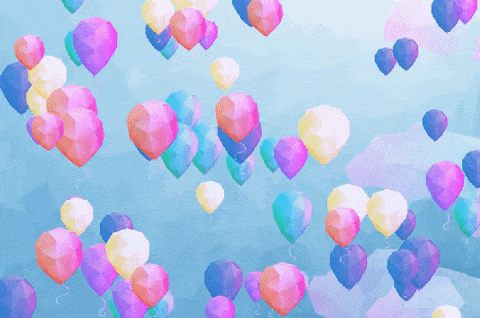 Party Balloons GIF by LUMOplay - Find &amp; Share on GIPHY