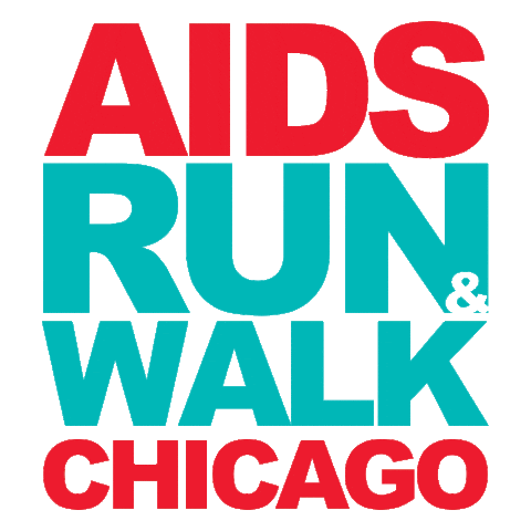 Aidsrunwalk Sticker by AIDS Foundation Chicago