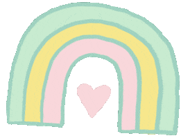 Rainbow Pastel Sticker by MANDARINNA