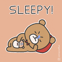 Tired Sleep GIF by Simian Reflux