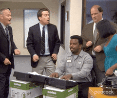 Season 4 Singing GIF by The Office