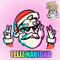 Santa Claus Felices Fiestas GIF by Zhot Shotz