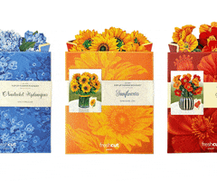FreshCutPaper flowers mail fcp sunflowers GIF