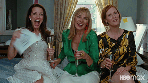 Approve Samantha Jones GIF by HBO Max - Find & Share on GIPHY