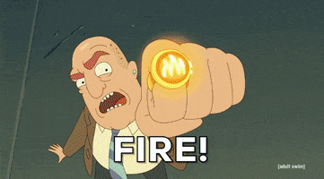 Season 5 Fire GIF by Rick and Morty