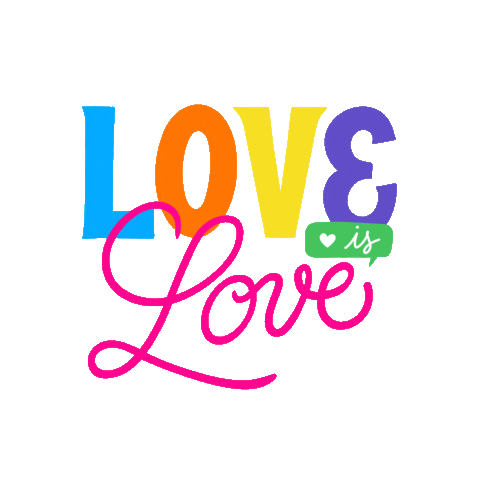 Love Is Love Gay Sticker