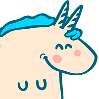 doppeleinhorn Sticker