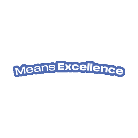 Means Excellence Sticker by Meranti Group