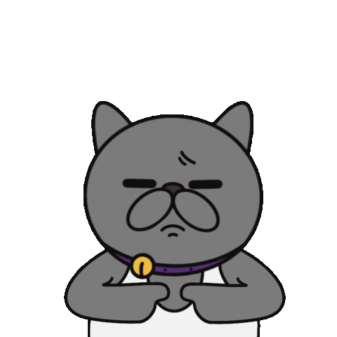 Sad Face Reaction Sticker