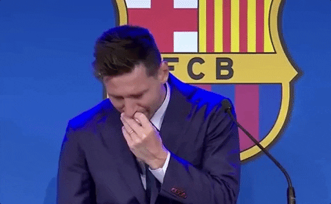Sad Lionel Messi GIF