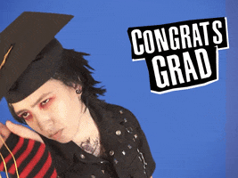Graduation Day Metal GIF by GIPHY Studios 2022