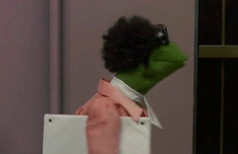 hustling kermit the frog GIF