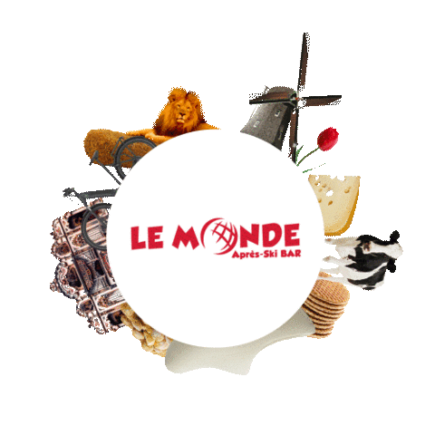 Le Monde Apres Ski Sticker