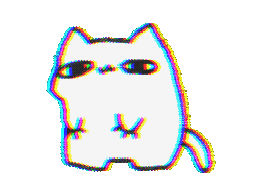 Sad Cat Sticker
