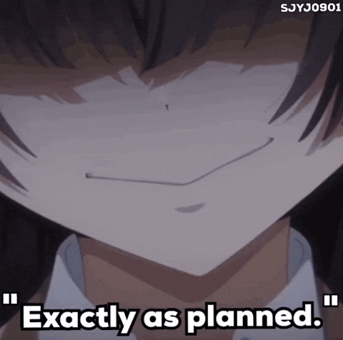 Anime Girl Plan GIF