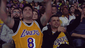 excited los angeles GIF by NBA