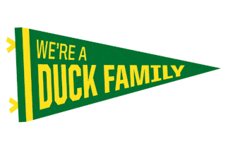 U Of O Go Ducks Sticker by University of Oregon