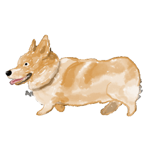 Dog October Sticker