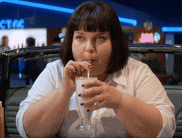 Pulp Fiction Drinking GIF