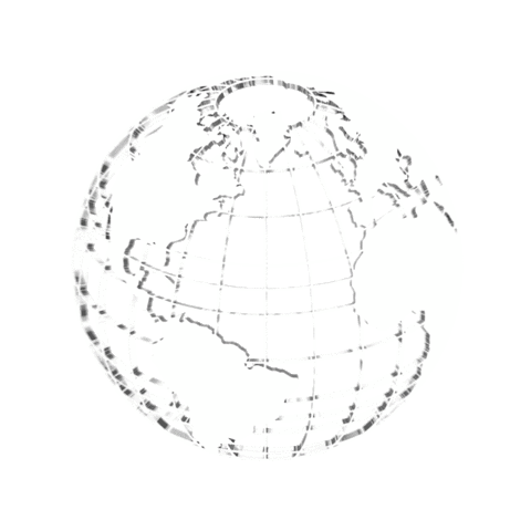 Earth Globe Sticker by Grand Musique Management