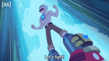 Rick And Morty Fight GIF by Adult Swim