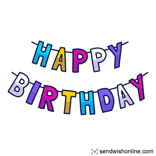 Happy Birthday GIF by sendwishonline.com
