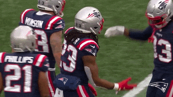 High Five Joejuan Williams GIF by New England Patriots