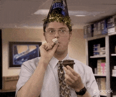 Happy Birthday Reaction GIF by The Office