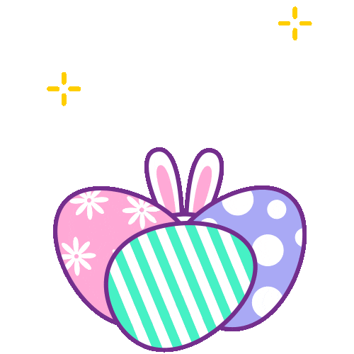 Happy Easter Eggs Sticker by Nataliia Manych