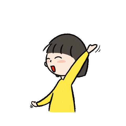 Happy Girl Sticker