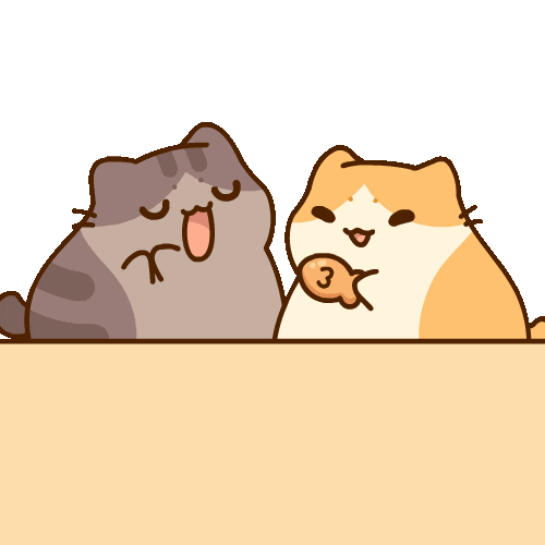 Cats Sticker by Bichi Mao