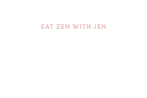 Eat Zen with Jen Sticker