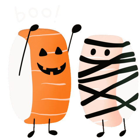 Trick Or Treat Halloween Sticker by oyshisushifrauenfeld