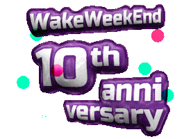 Wake Weekend Sticker