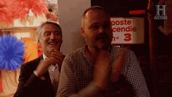 happy france GIF by HISTORY UK