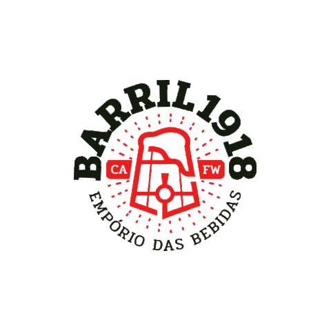 Barril 1918 Sticker