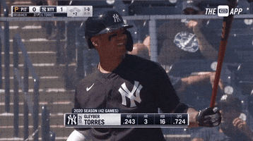 Gleyber Torres Yankees GIF by Jomboy Media