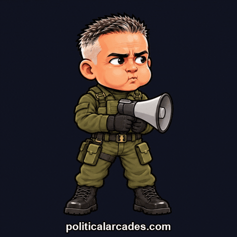 Megaphone No Text GIF by Political Arcades