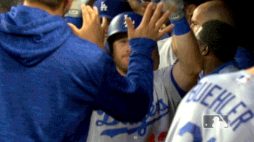 Los Angeles Dodgers Smile GIF by MLB