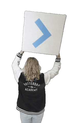 Arrow Pijl Sticker by HR - Rotterdam Academy