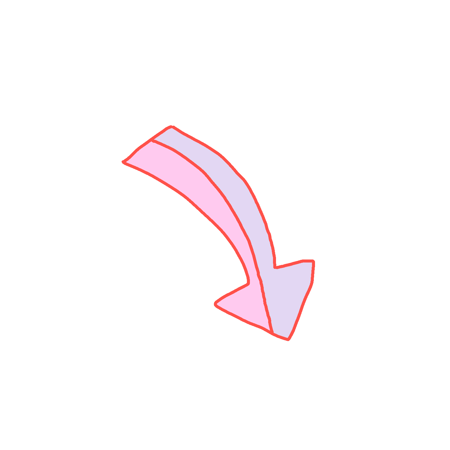 19+ Tumblr Stickers Arrow Aesthetic Png Background