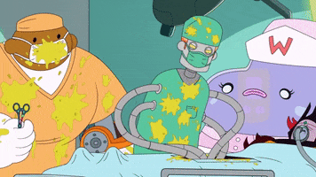 doctor operating GIF by Cartoon Hangover
